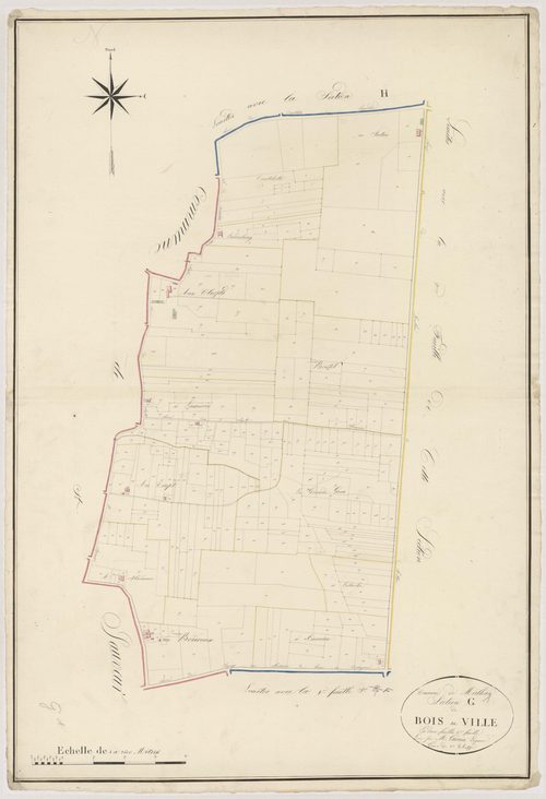 Plan napoléonien, atlas-G1 Bois-de-Ville, Meilhan-sur-Garonne