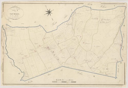 Plan napoléonien, atlas-I Saumars, Meilhan-sur-Garonne