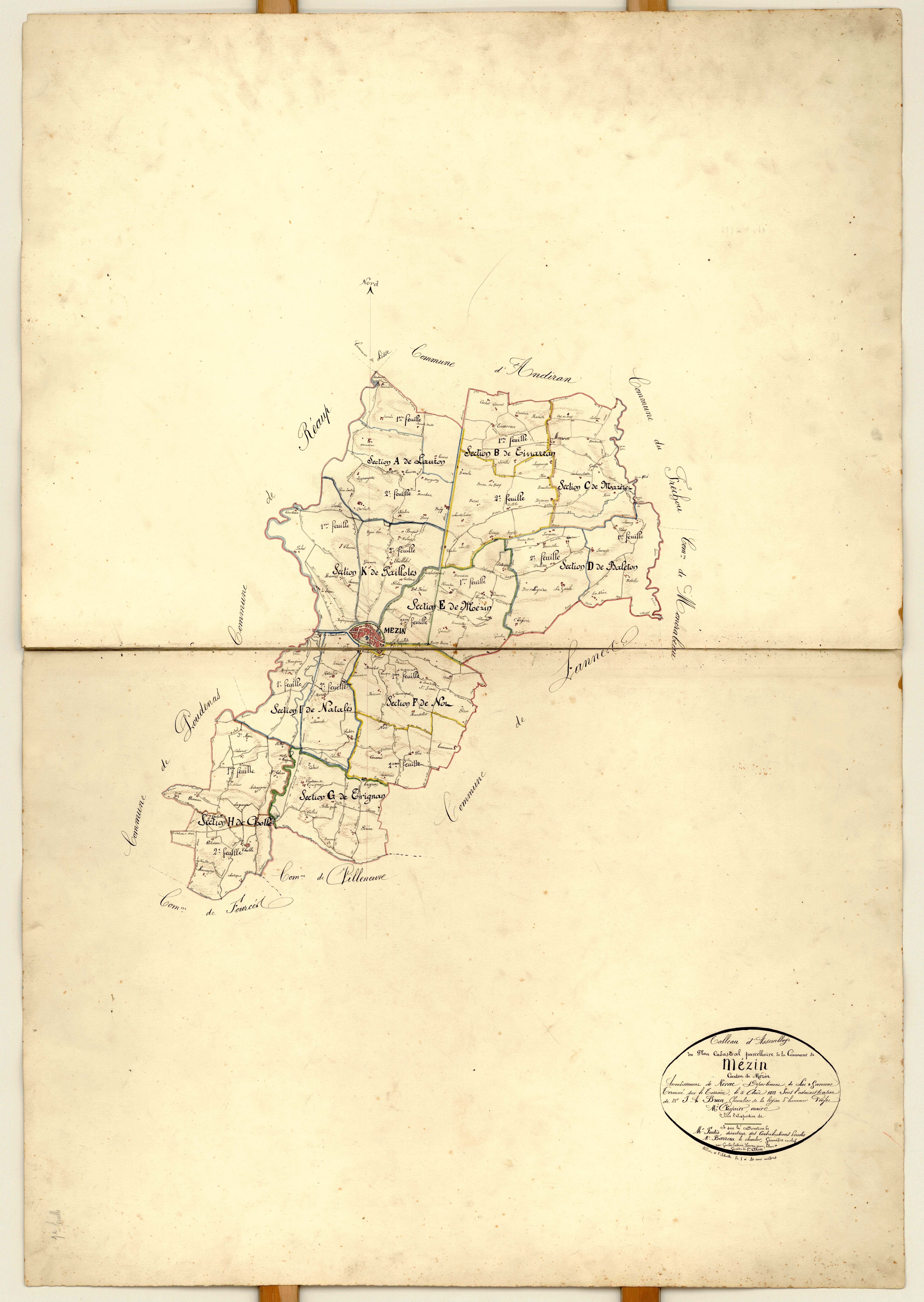 Plan napoléonien-TA, Mézin