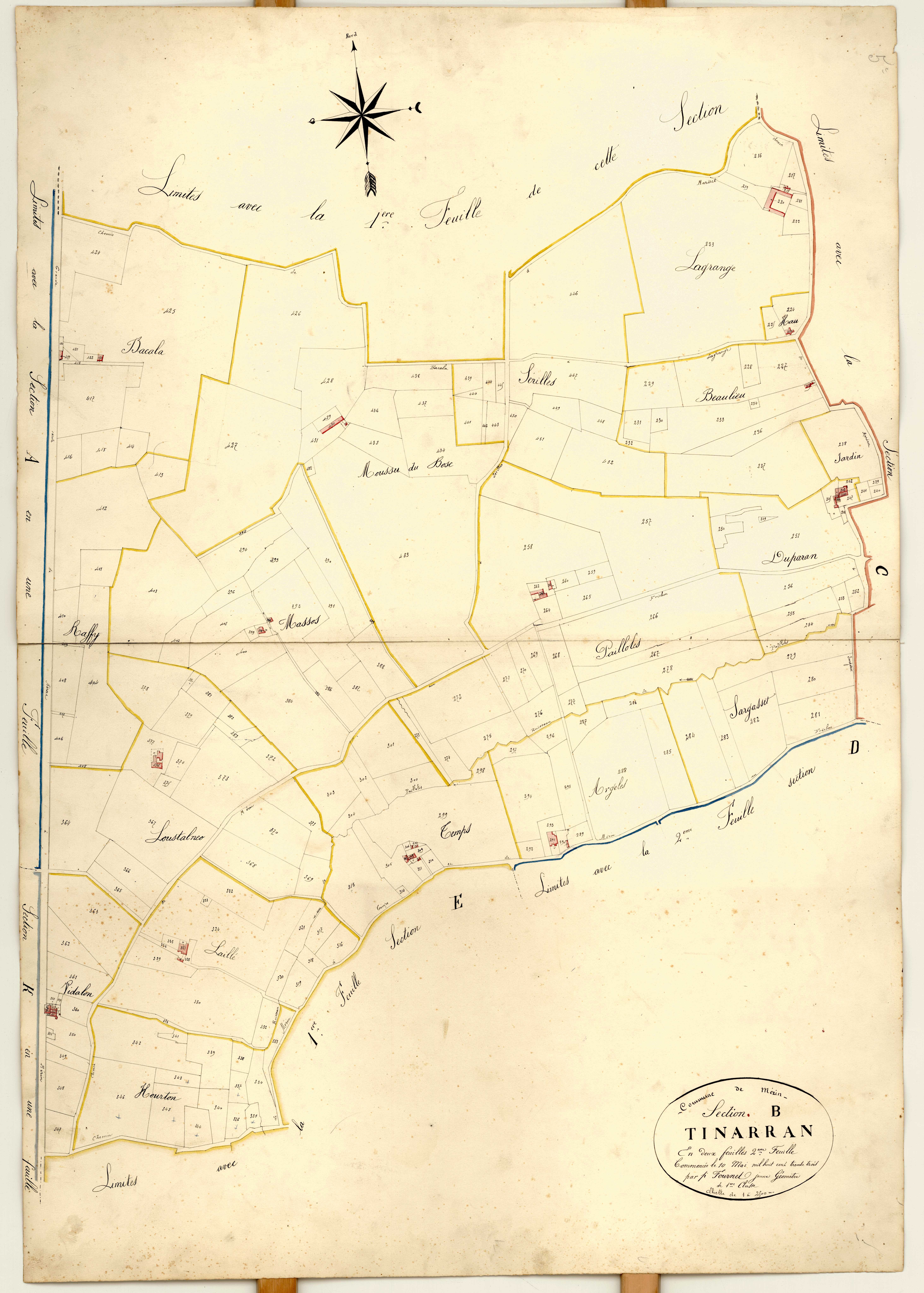 Plan napoléonien-B2 Tinarran, Mézin