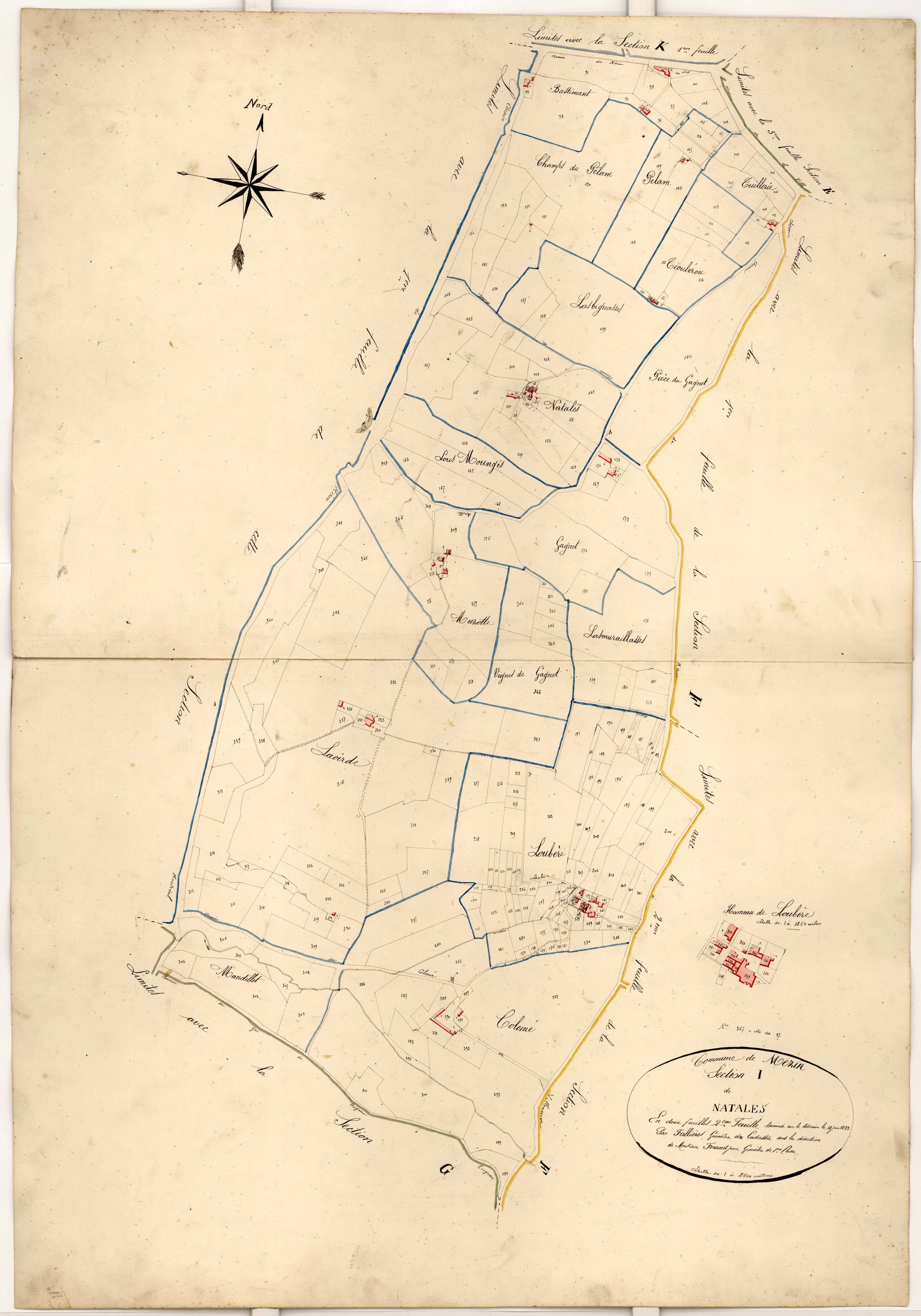 Plan napoléonien-I2 Natalès, Mézin