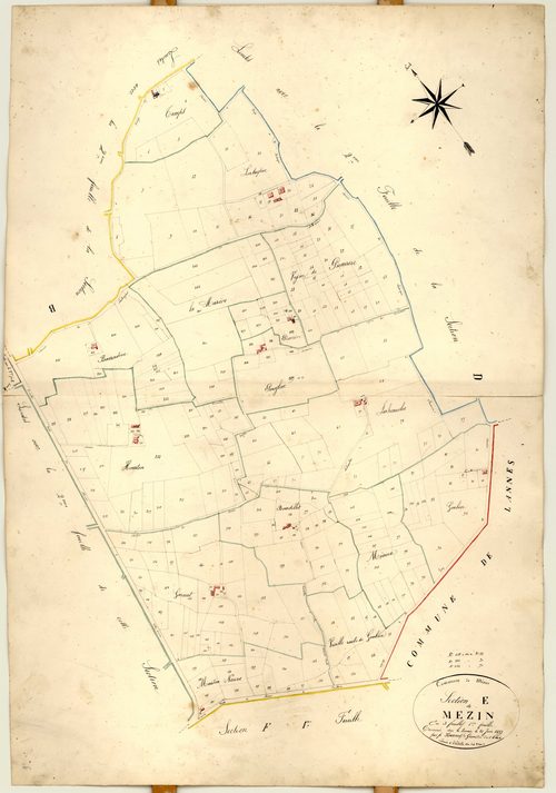 Plan napoléonien-E1 Mézin, Mézin