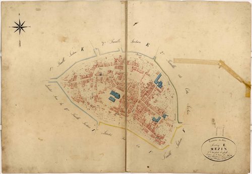 Plan napoléonien-E3 Mézin, Mézin