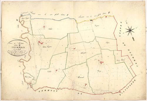 Plan napoléonien-G Trignan, Mézin