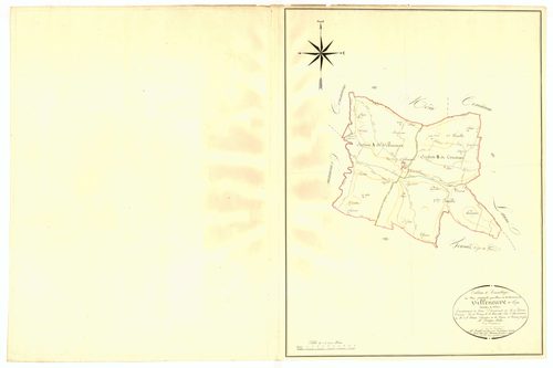 Plan napoléonien, atlas-TA, Villeneuve-de-Mézin
