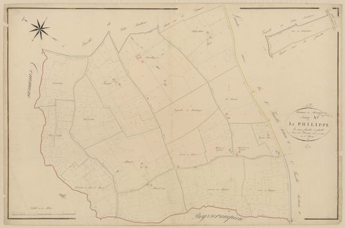 Plan napoléonien, atlas-A2 La Philippe, Miramont-de-Guyenne