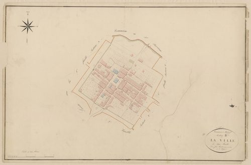 Plan napoléonien, atlas-B La Ville, Miramont-de-Guyenne