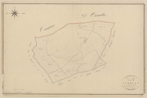 Plan napoléonien, atlas-D2 Agnélas, Miramont-de-Guyenne