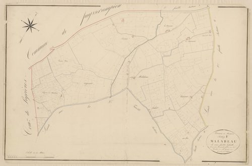 Plan napoléonien, atlas-F1 Malabeau, Miramont-de-Guyenne