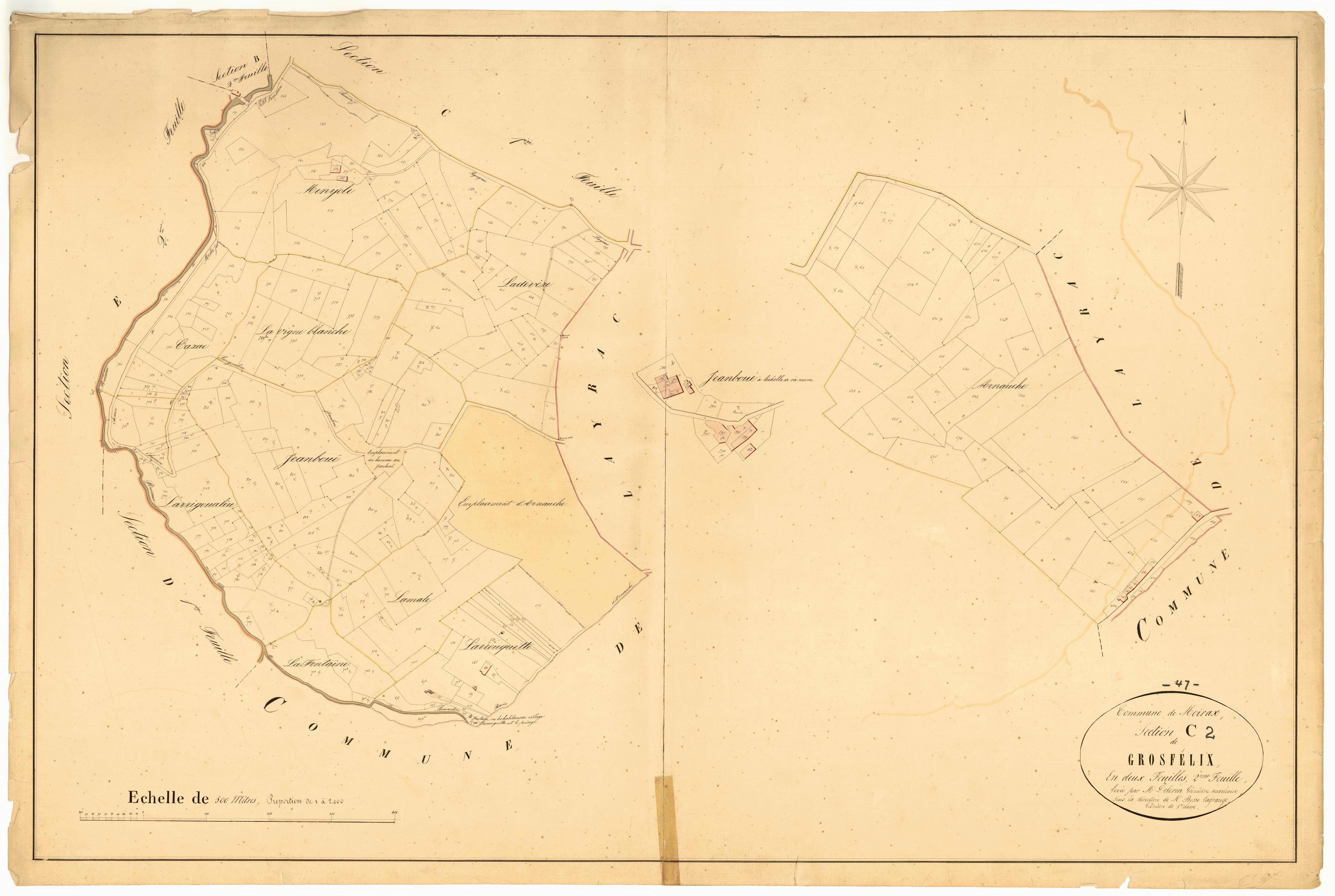 Plan napoléonien, atlas-C2 Grasfélix, Moirax