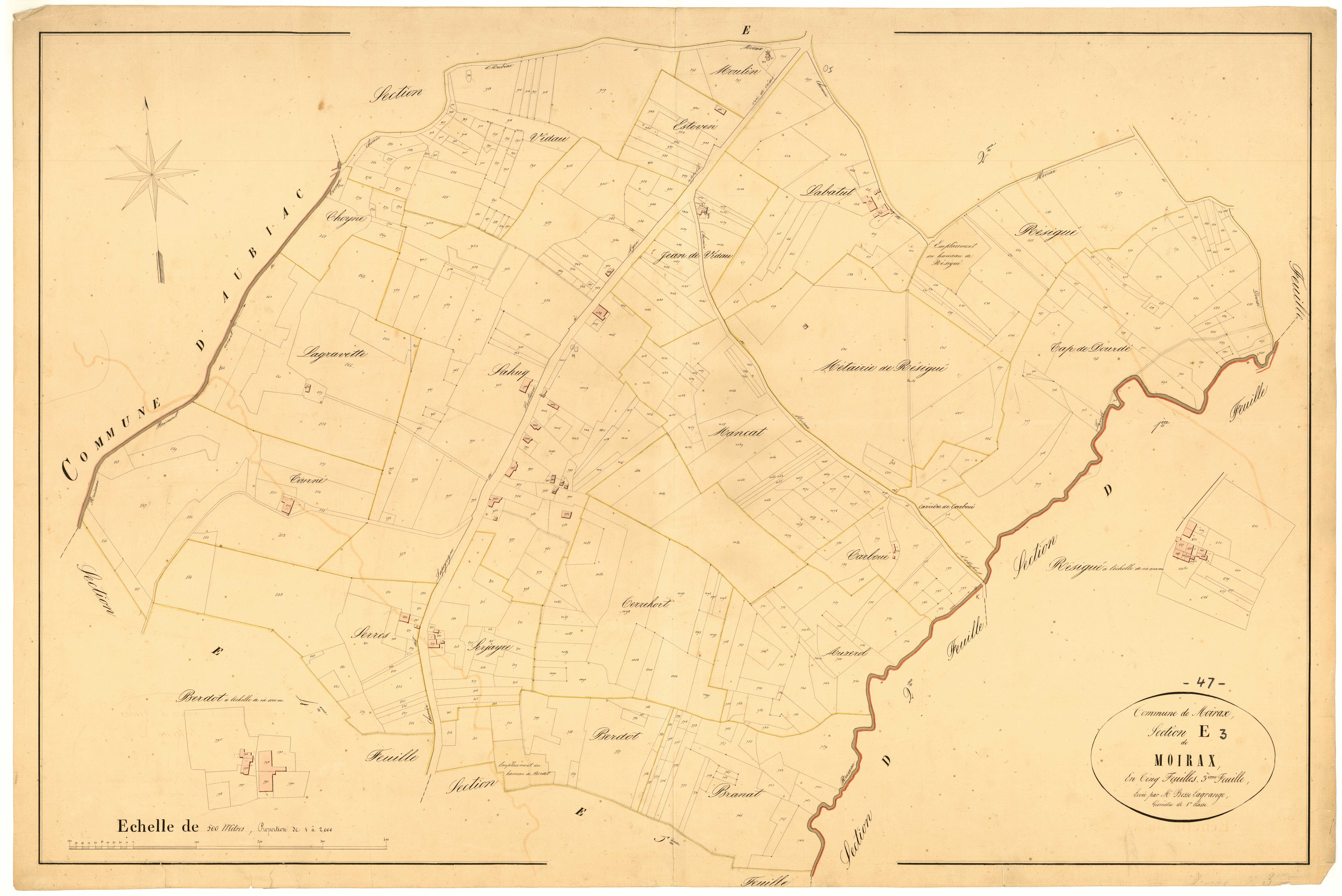Plan napoléonien, atlas-E3 Moirax, Moirax