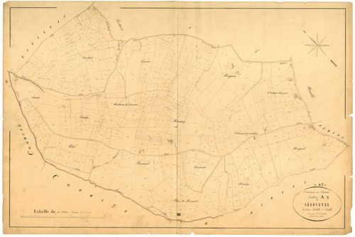 Plan napoléonien, atlas-A1 Ségougnac, Moirax