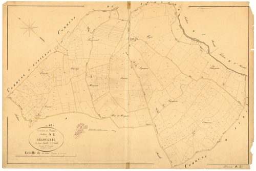Plan napoléonien, atlas-A2 Ségougnac, Moirax