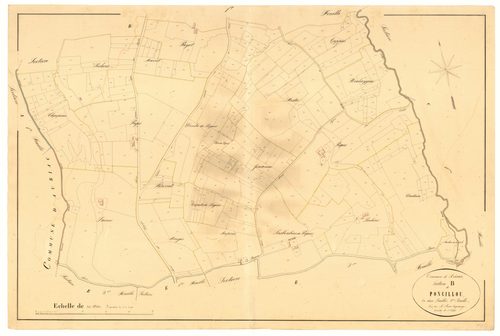 Plan napoléonien, atlas-B2 Poncillou, Moirax