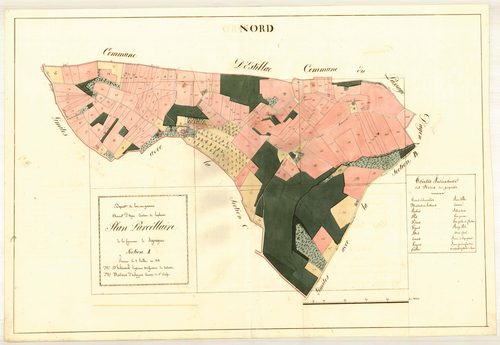 Plan primitif, atlas-A, Ségougnac (voir Moirax)