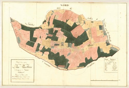 Plan primitif, atlas-C, Ségougnac (voir Moirax)