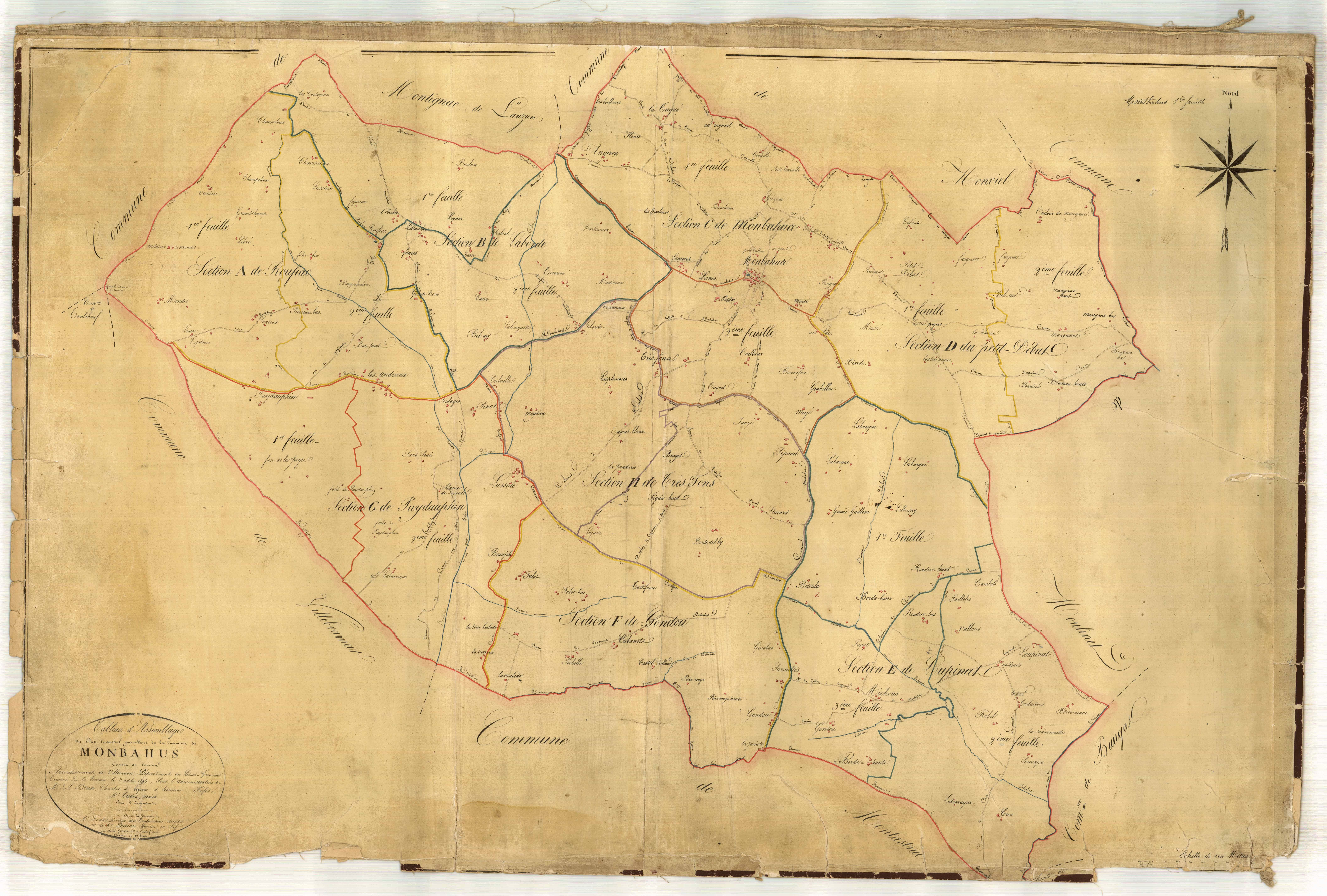 Plan napoléonien-TA, Monbahus