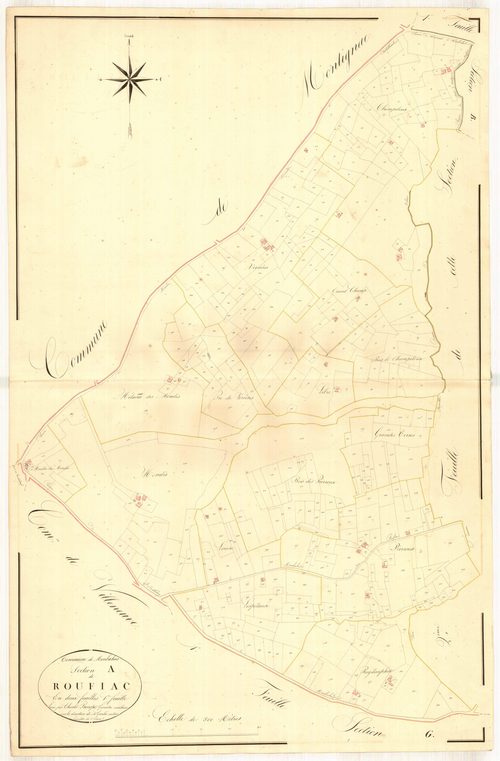 Plan napoléonien, atlas-A1 Roufiac, Monbahus