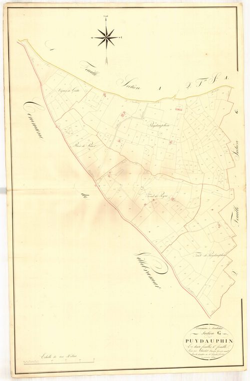 Plan napoléonien, atlas-G1 Puydauphin, Monbahus
