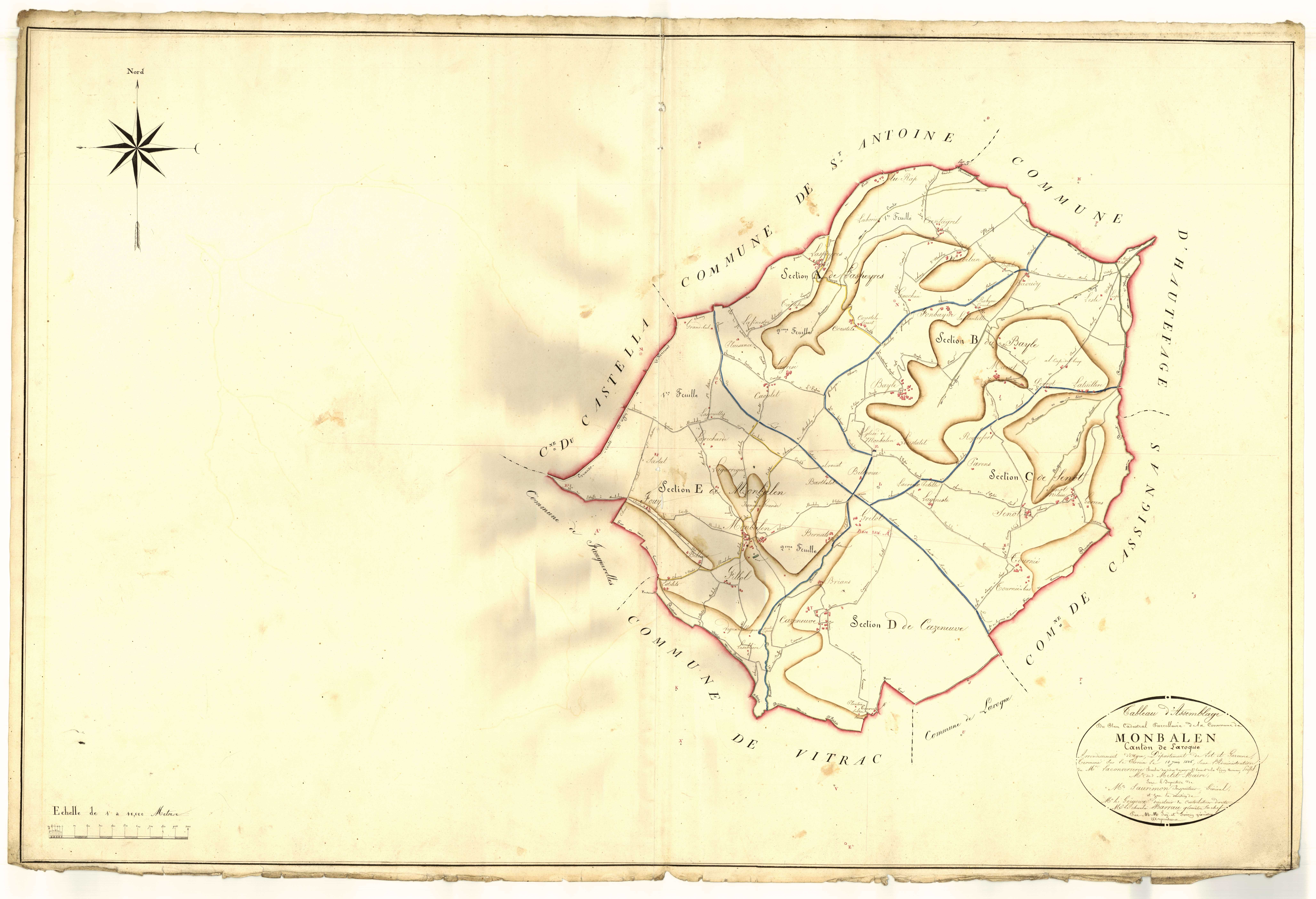 Plan napoléonien, atlas-TA, Monbalen