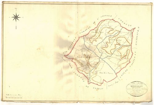 Plan napoléonien, atlas-TA, Monbalen