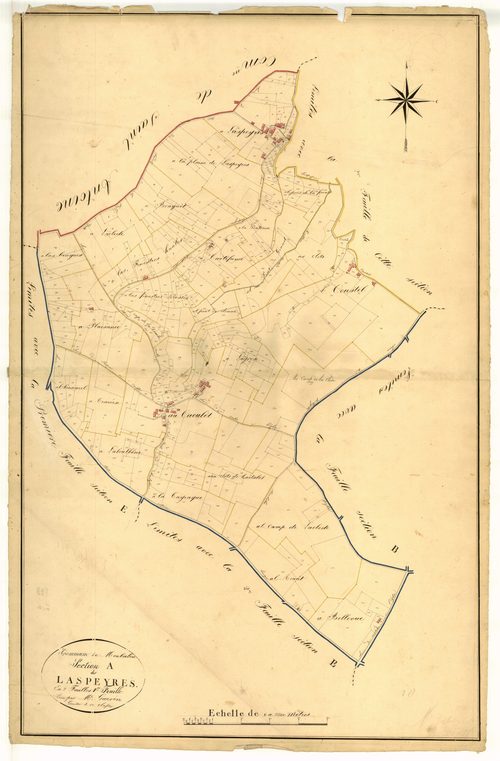 Plan napoléonien, atlas-A1 Laspeyres, Monbalen