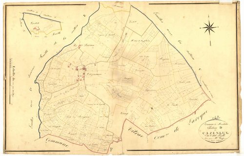 Plan napoléonien, atlas-D Cazeneuve, Monbalen