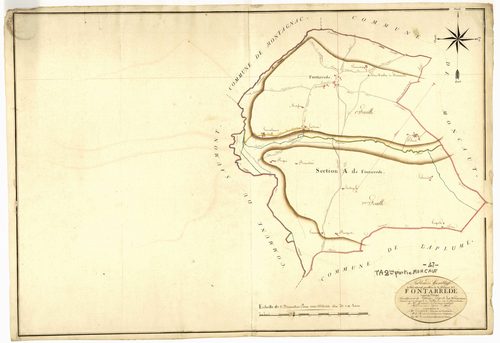 Plan napoléonien, atlas-TA (section E), Moncaut