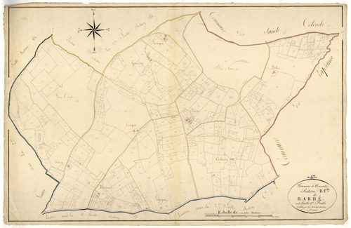 Plan napoléonien, atlas-B1 Barbé, Moncaut