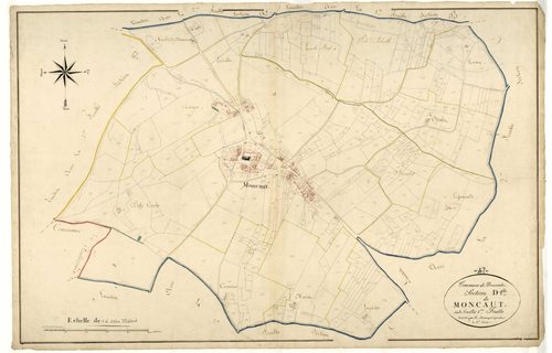 Plan napoléonien, atlas-D1 Moncaut, Moncaut