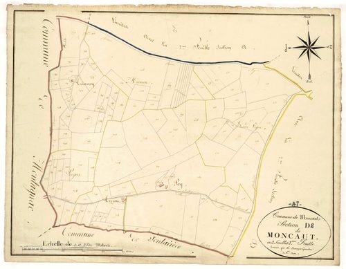Plan napoléonien, atlas-D2 Moncaut, Moncaut