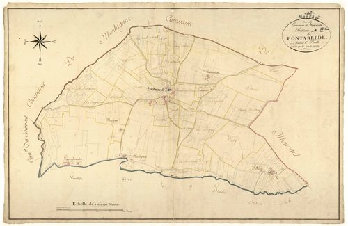 Plan napoléonien, atlas-E1 Fontarrède, Moncaut