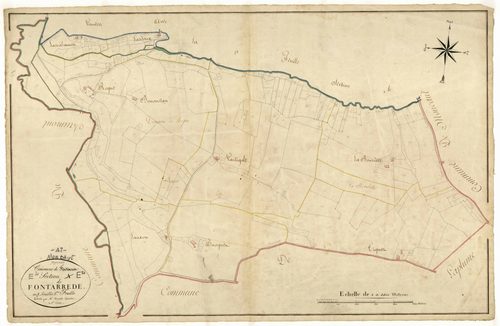 Plan napoléonien, atlas-E2 Fontarrède, Moncaut