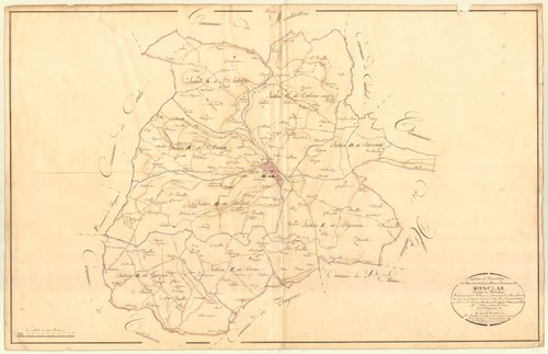 Plan napoléonien, atlas-TA, Monclar-d’Agenais