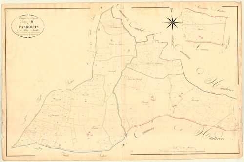 Plan napoléonien, atlas-D Parrouty, Monclar-d’Agenais