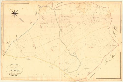 Plan napoléonien, atlas-E2 Peyroux, Monclar-d’Agenais