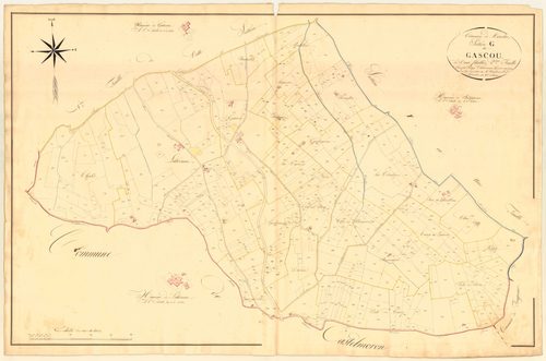 Plan napoléonien, atlas-G2 Gascou, Monclar-d’Agenais