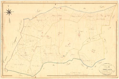 Plan napoléonien, atlas-H1 Prélats, Monclar-d’Agenais
