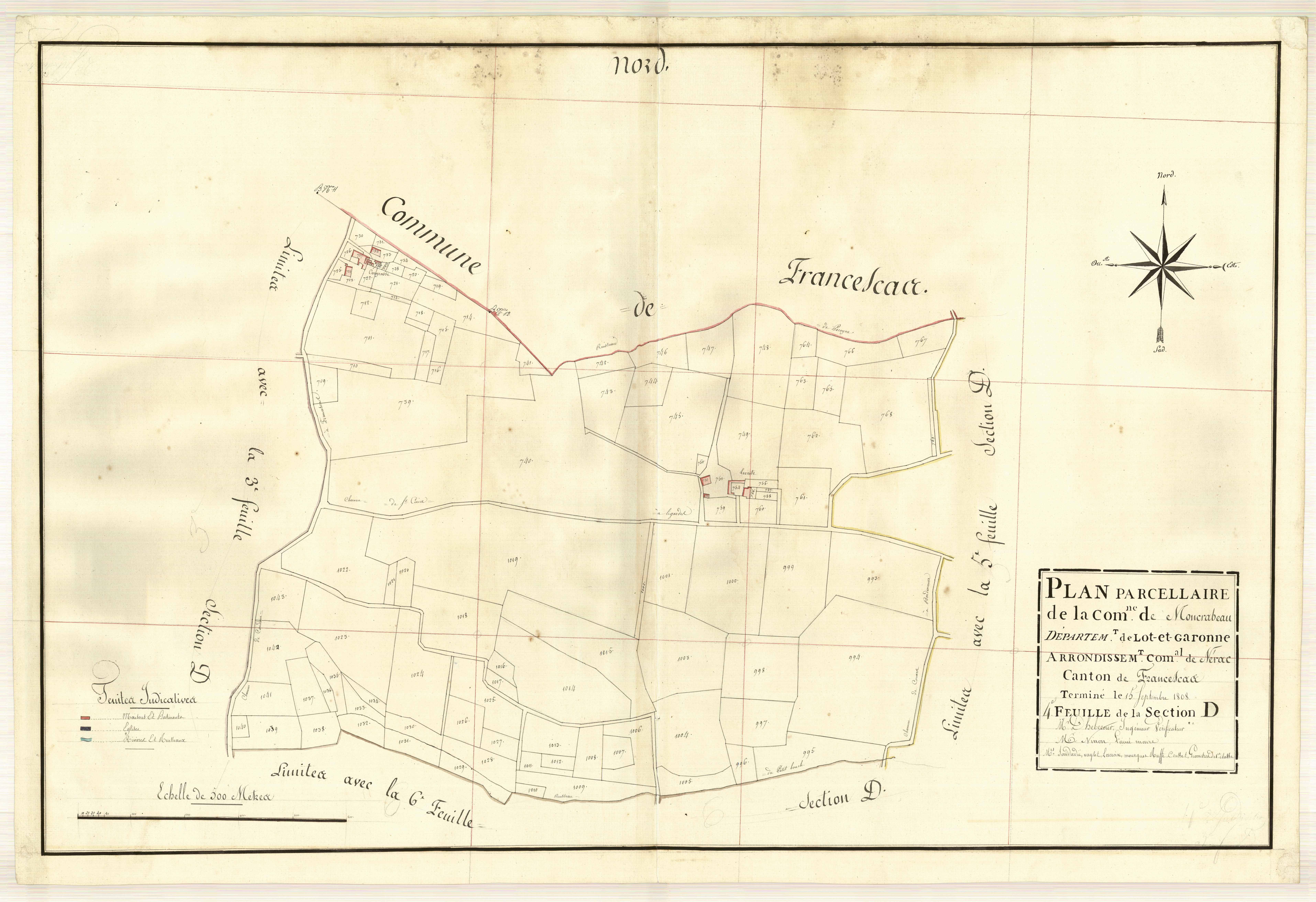 Plan primitif, atlas-D4 Saint-Cirice, Moncrabeau