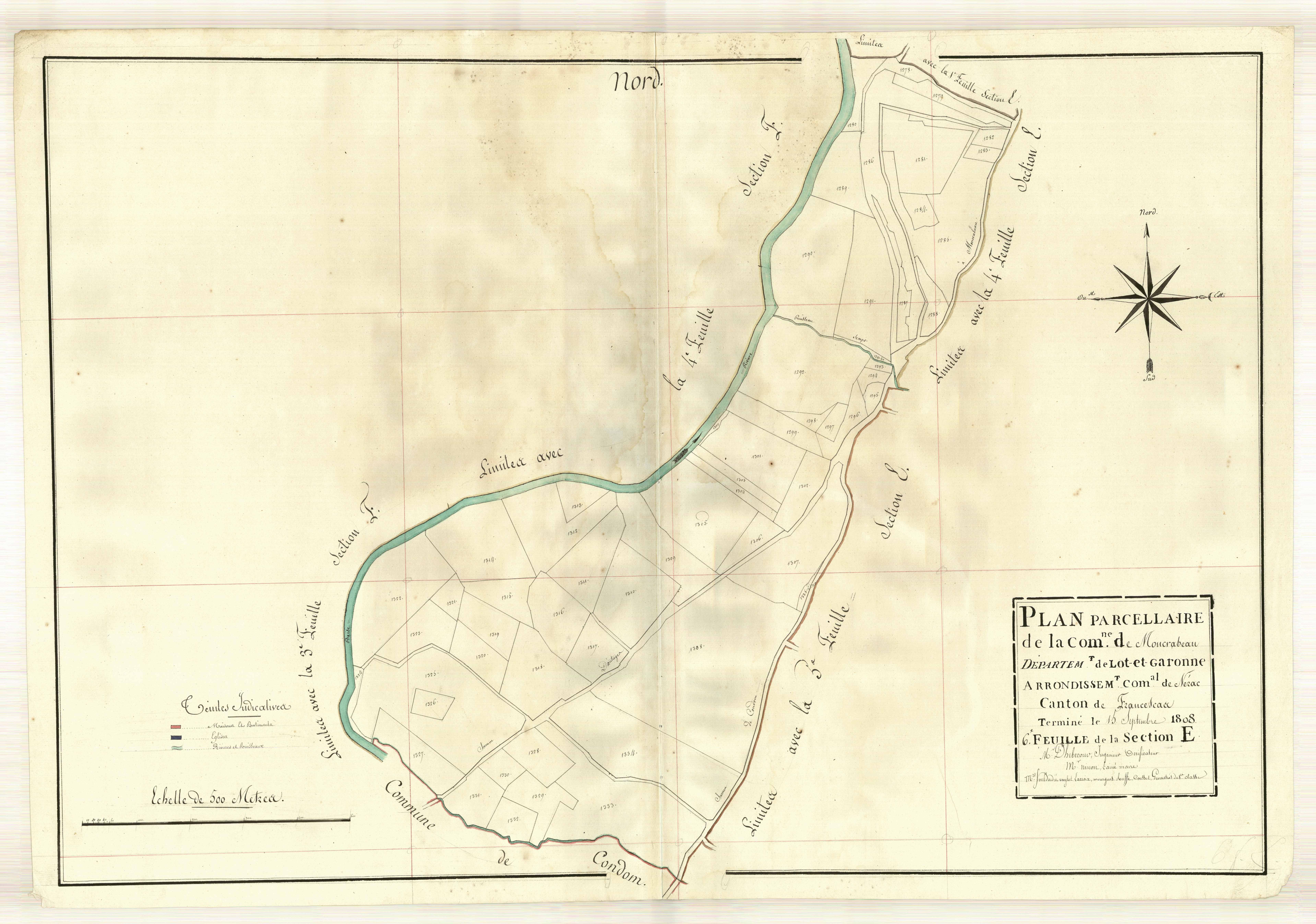 Plan primitif, atlas-E6 Moncrabeau, Moncrabeau