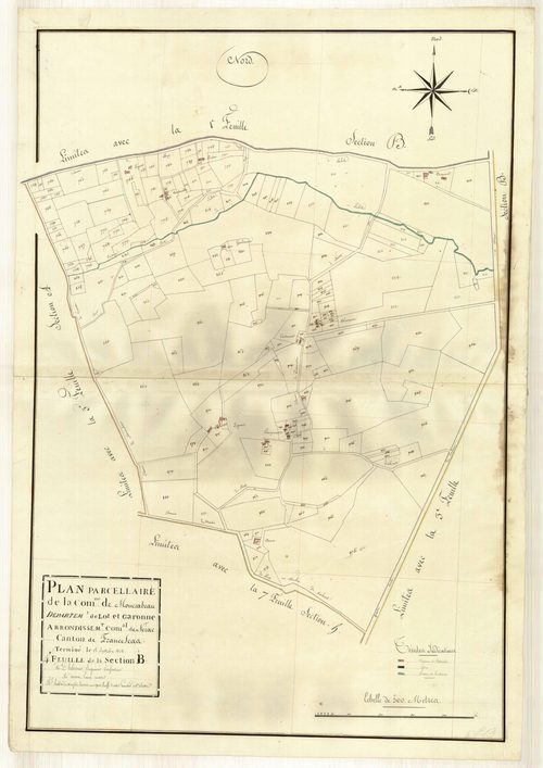 Plan primitif, atlas-B4 Lahite, Moncrabeau