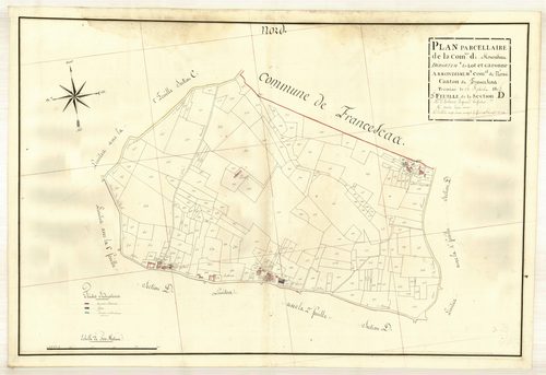Plan primitif, atlas-D3 Saint-Cirice, Moncrabeau