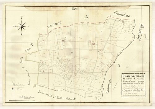 Plan primitif, atlas-D5 Saint-Cirice, Moncrabeau