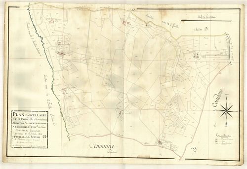 Plan primitif, atlas-D7 Saint-Cirice, Moncrabeau