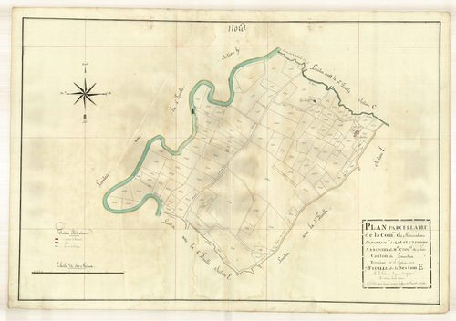 Plan primitif, atlas-E7 Moncrabeau, Moncrabeau