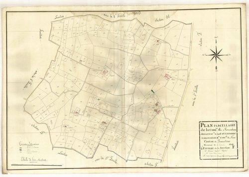 Plan primitif, atlas-F4 Marcadis, Moncrabeau