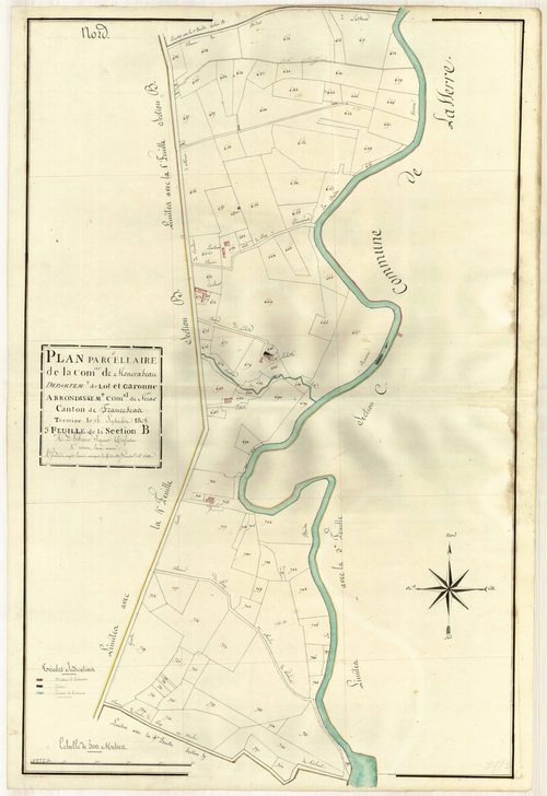 Plan primitif, atlas-H3 Artigues, Moncrabeau