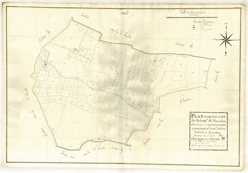 Plan primitif, atlas-H5 Artigues, Moncrabeau