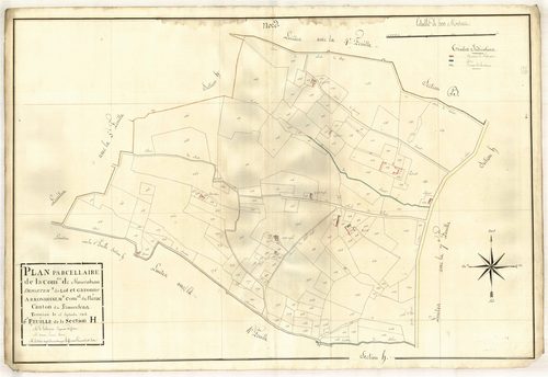 Plan primitif, atlas-H6 Artigues, Moncrabeau