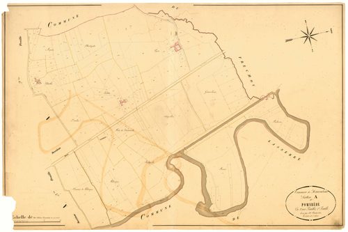 Plan napoléonien, atlas-A1 Pomarède, Moncrabeau